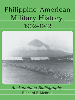cover image of Philippine-American Military History, 1902-1942